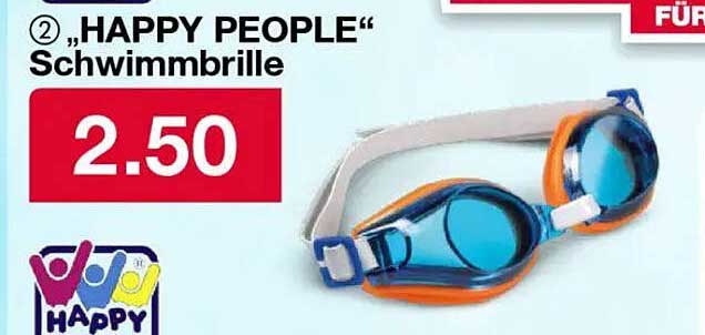 "HAPPY PEOPLE" Schwimmbrille