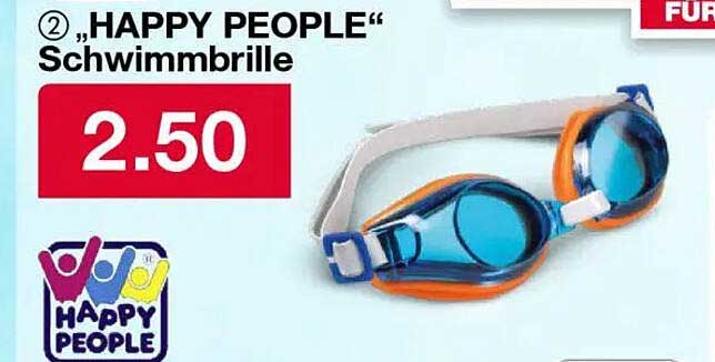 "HAPPY PEOPLE" Schwimmbrille