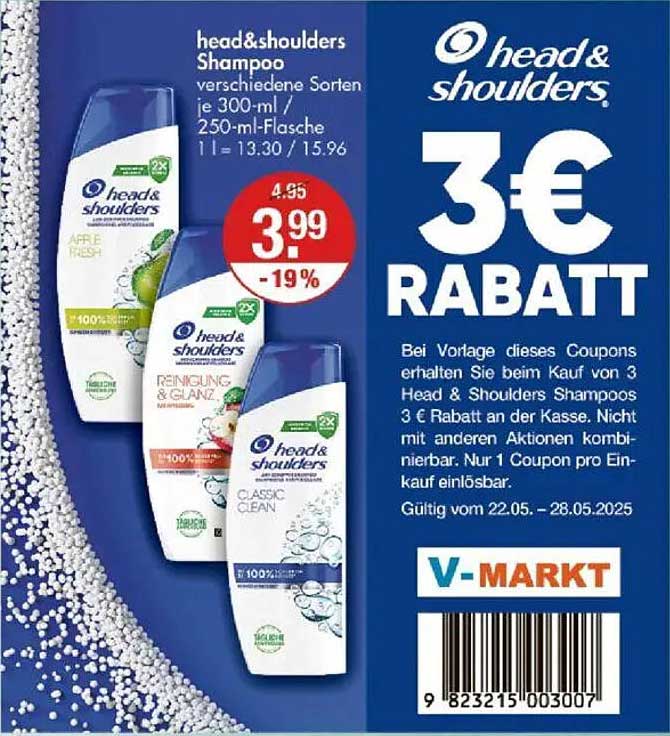 head&shoulders Shampoo - verschiedene Sorten