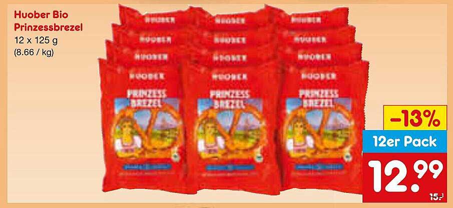 Huober Bio Prinzessbrezel 12er Pack