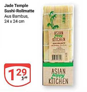 Jade Temple Sushi-Rollmatte