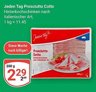 Jeden Tag Prosciutto Cotto 200g