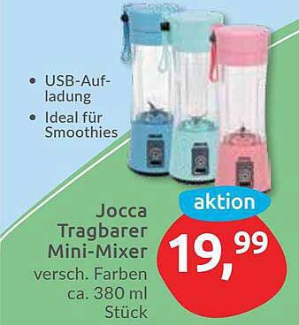 Jocca Tragbarer Mini-Mixer