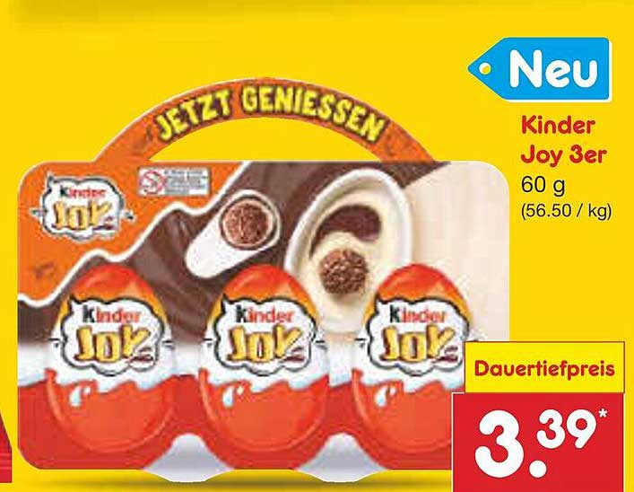 Kinder Joy 3er Pack, 60 g