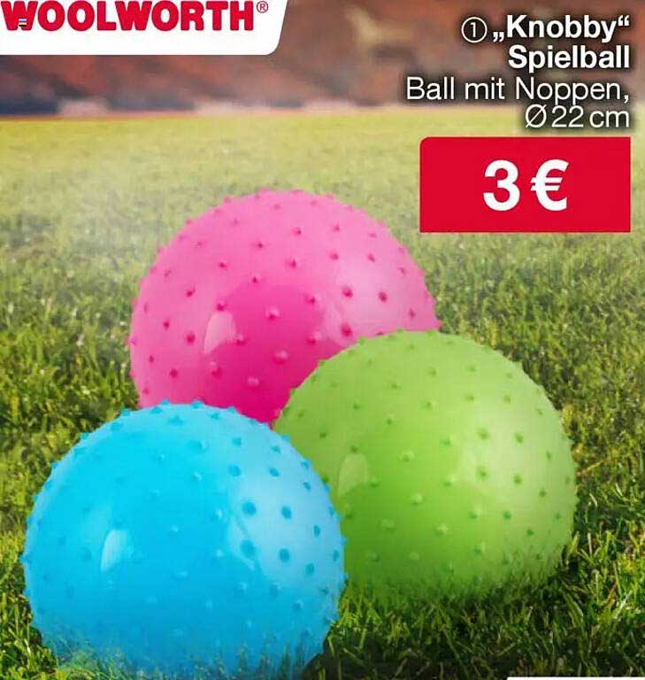 "Knobby" Spielball - Ball mit Noppen, Ø 22 cm