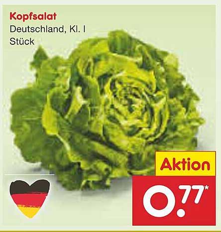 Kopfsalat, Deutschland, Kl. I, Stück