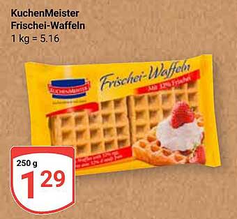 KuchenMeister Frischei-Waffeln 250 g