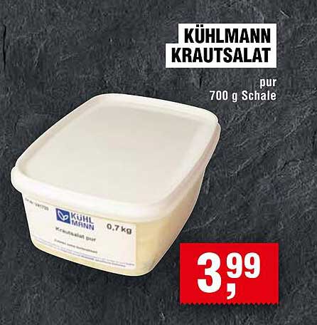 KÜHLMANN KRAUTSALAT pur 700 g Schale