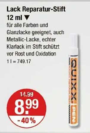 Lack Reparatur-Stift 12 ml