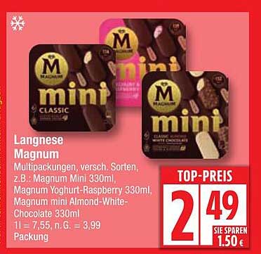 Langnese Magnum Mini – Vielfältiger Genuss in praktischer Packung