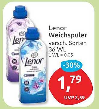 Lenor Weichspüler – verschiedene Sorten 36 WL