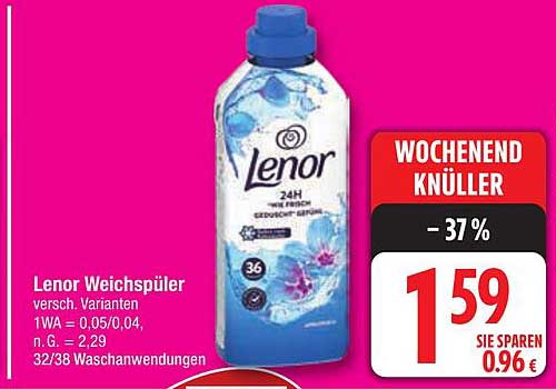 Lenor Weichspüler - verschiedene Varianten