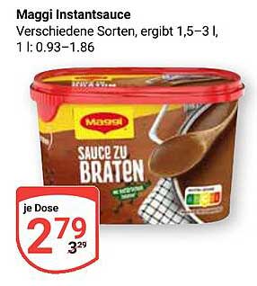 Maggi Instantsoße - Sauce zu Braten