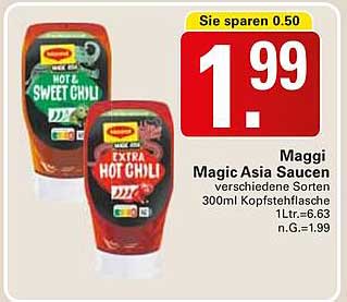 Maggi Magic Asia Saucen verschiedene Sorten 300ml