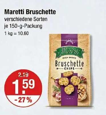 Maretti Bruschette verschiedene Sorten je 150-g-Packung
