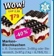 Marken-Blechkuchen - 3x88 g oder 3x97 g