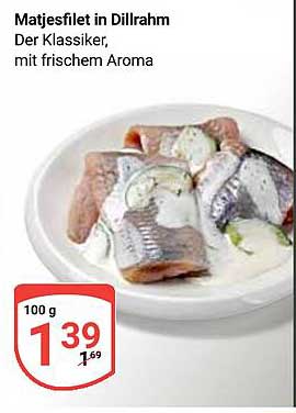 Matjesfilet in Dillrahm - Der Klassiker, mit frischem Aroma