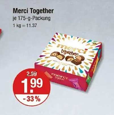 Merci Together 175 g Packung