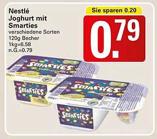 Nestlé Joghurt mit Smarties 120g Becher