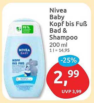 Nivea Baby Kopf bis Fuß Bad & Shampoo 200 ml