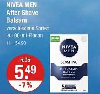 NIVEA MEN After Shave Balsam 100 ml Flacon - verschiedene Sorten