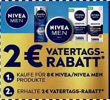 NIVEA MEN Vatertags-Rabatt – 2 € sparen!