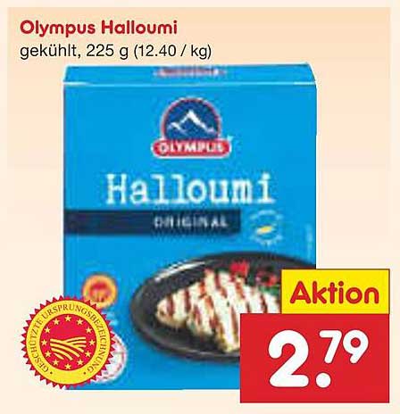 Olympus Halloumi, gekühlt, 225 g für nur 2,79 €