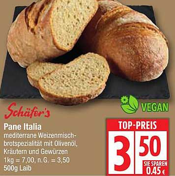 Pane Italia - Mediterrane Weizenmischbrot-Spezialität