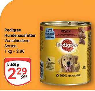 Pedigree Hundenassfutter Verschiedene Sorten