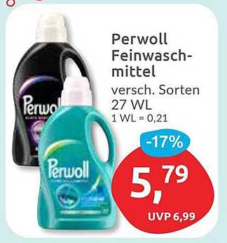 Perwoll Feinwaschmittel - Verschiedene Sorten
