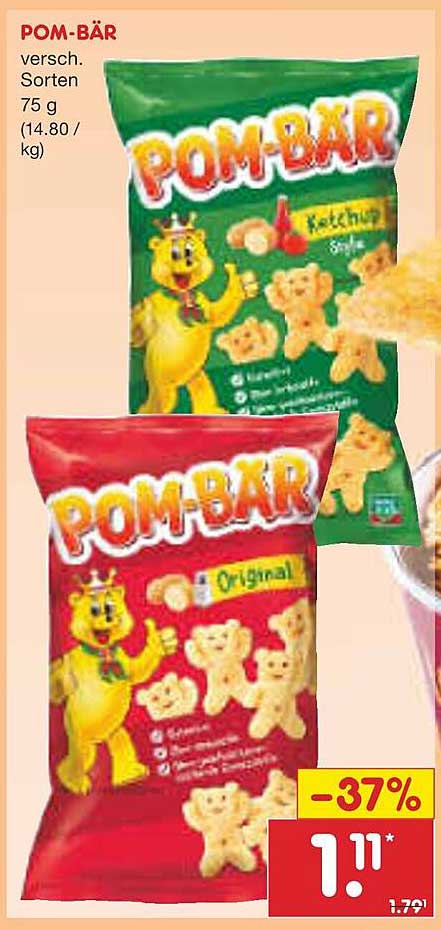 POM-BÄR - verschiedene Sorten 75 g
