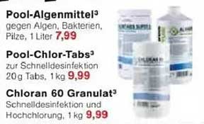 Pool-Algenmittel gegen Algen, Bakterien, Pilze, 1 Liter