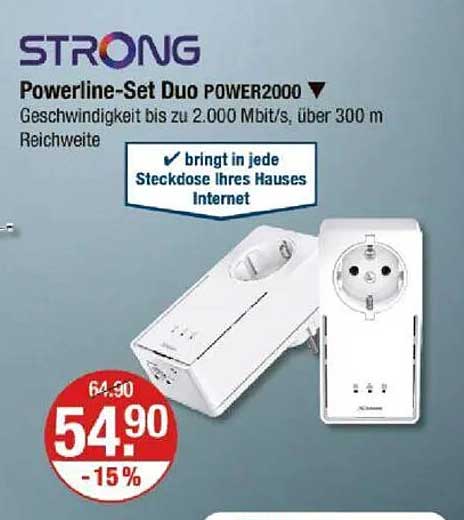 Powerline-Set Duo POWER2000 von STRONG