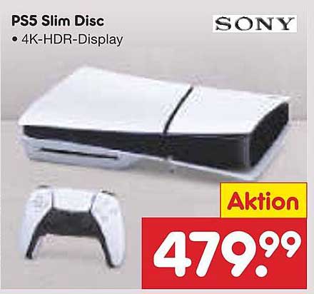 PS5 Slim Disc - 4K-HDR-Display
