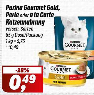 Purina Gourmet Gold, Perle oder a la Carte Katzennahrung
