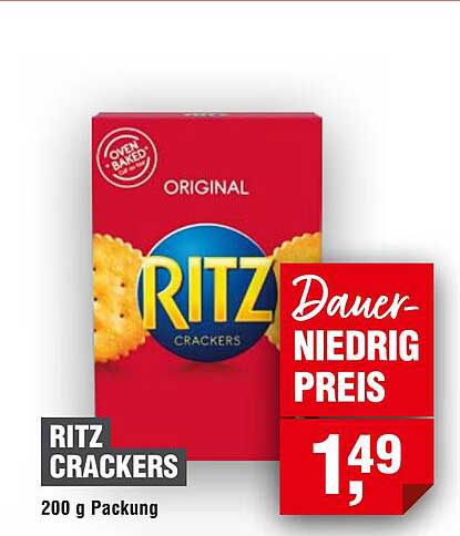 RITZ Crackers 200 g Packung