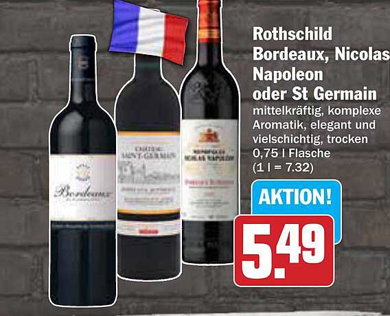 Rothschild Bordeaux, Nicolas Napoleon oder St Germain