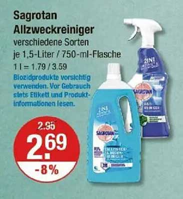 Sagrotan Allzweckreiniger verschiedene Sorten