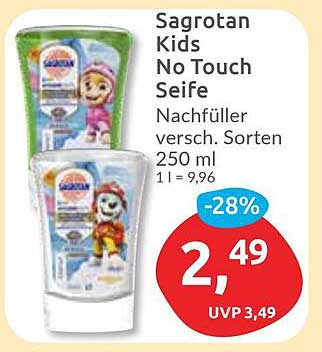 Sagrotan Kids No Touch Seife Nachfüller 250 ml