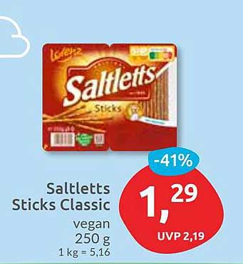 Saltletts Sticks Classic 250 g