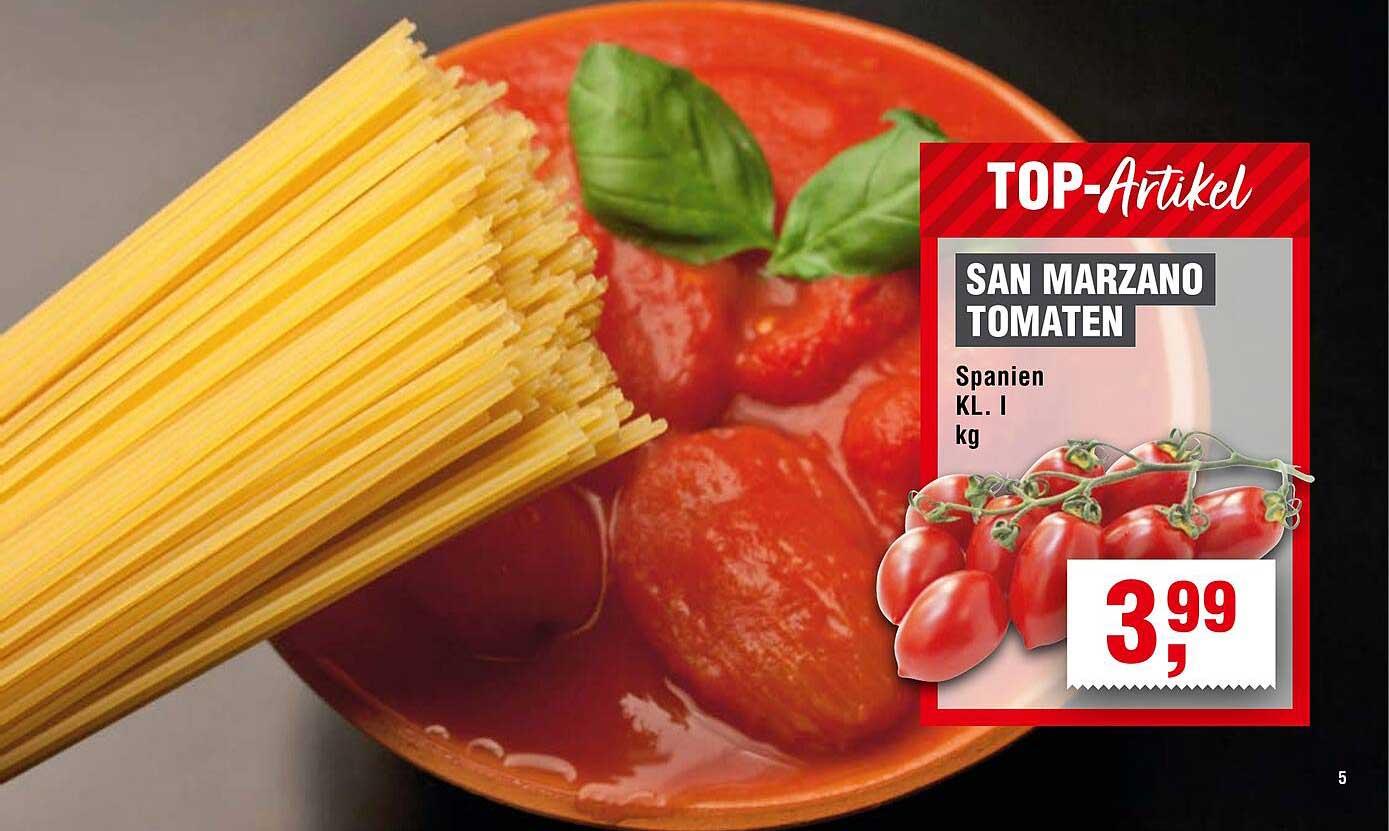 San Marzano Tomaten - Spanien - KL. I - 1 kg