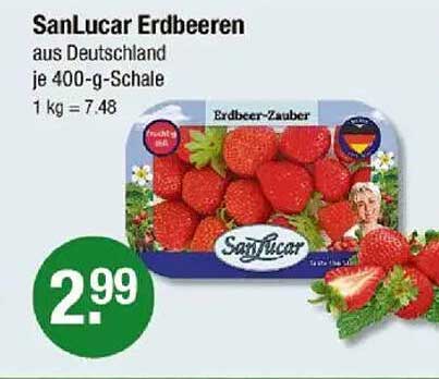 SanLucar Erdbeeren aus Deutschland je 400-g-Schale