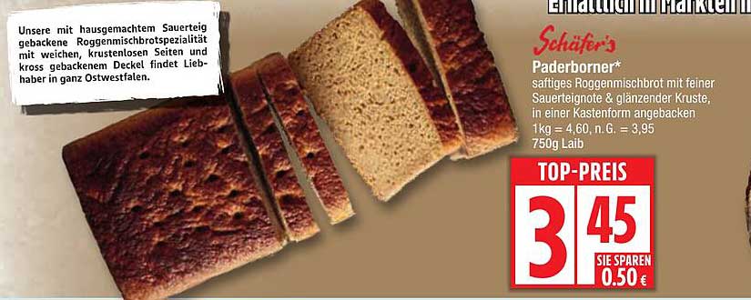 Schaefer's Paderborner - saftiges Roggenmischbrot