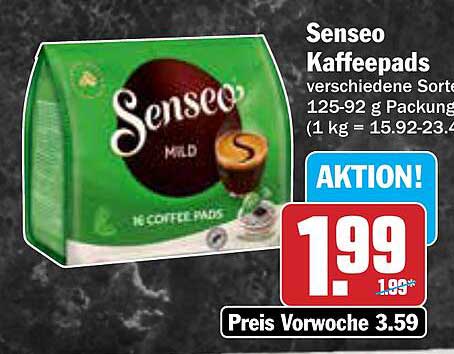 Senseo Kaffeepads verschiedene Sorten 125-92 g