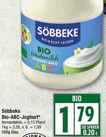 Söbbeke Bio-ABC-Joghurt 500g