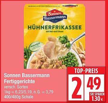 Sonnen Bassermann Hünerfrikassee Fertiggerichte
