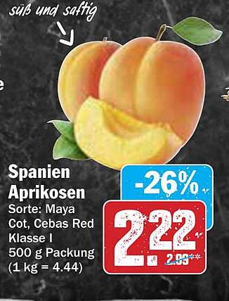 Spanien Aprikosen - 26% Rabatt auf die saftigen Früchte!