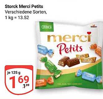 Storck Merci Petits - Verschiedene Sorten, 125 g