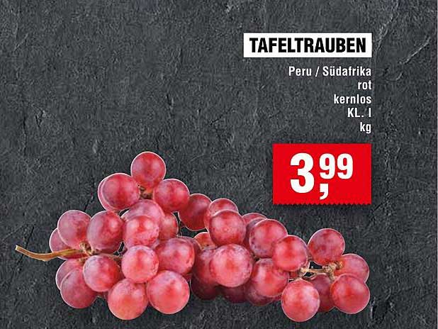 Tafeltrauben aus Peru - Süß, saftig und kernlos!