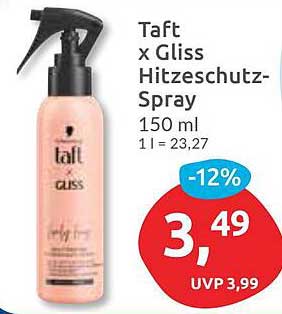 Taft x Gliss Hitzeschutz-Spray 150 ml